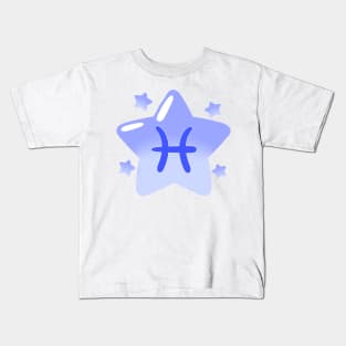 Astrological Sign Star - Pisces Kids T-Shirt